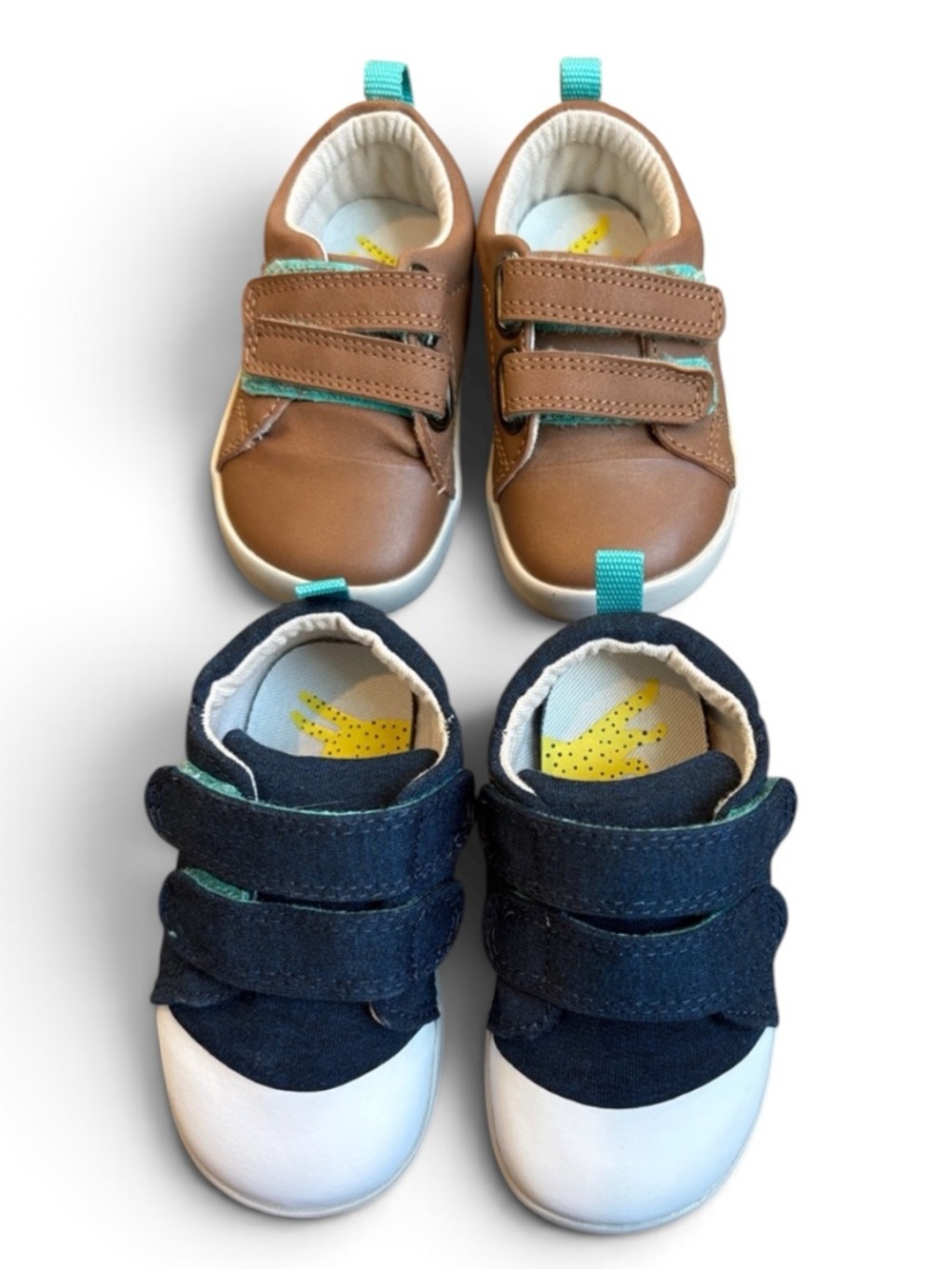 Ten Little Everyday Original Sneakers Toddler
Size 5 Navy/Tan Lot of 2 Walker
